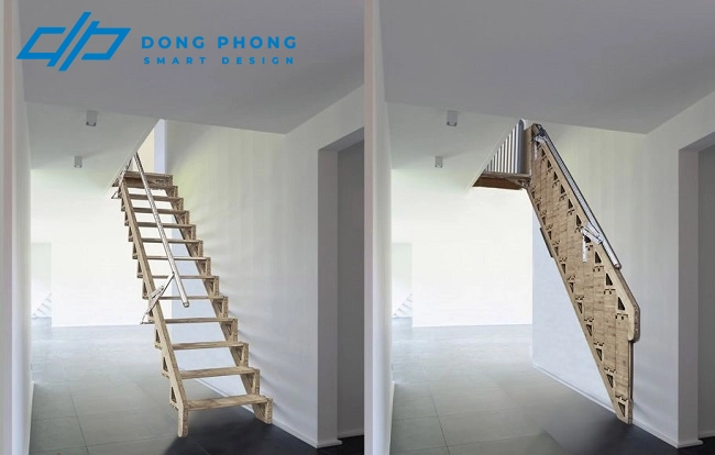 thang xếp gác mái